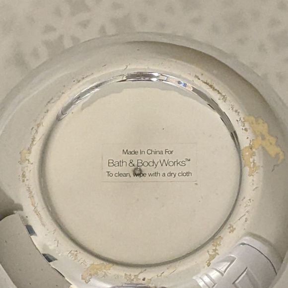 Bath & Body Works Silver Ball Ornament Vintage Decoration - Picture 6 of 6